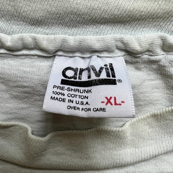 VINTAGE 80/90 ALL OVER PRINT MT RUSHMORE GRAPHIC TEE SHIRT MADE IN USA ANVIL XL - Picture 3 of 9